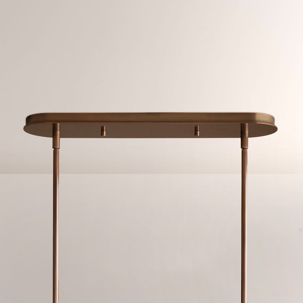 Daphna Linear Metal Drum Chandelier - Cyran Lamps