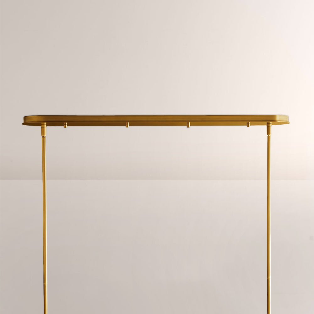 Daphna Linear Metal Drum Chandelier - Cyran Lamps