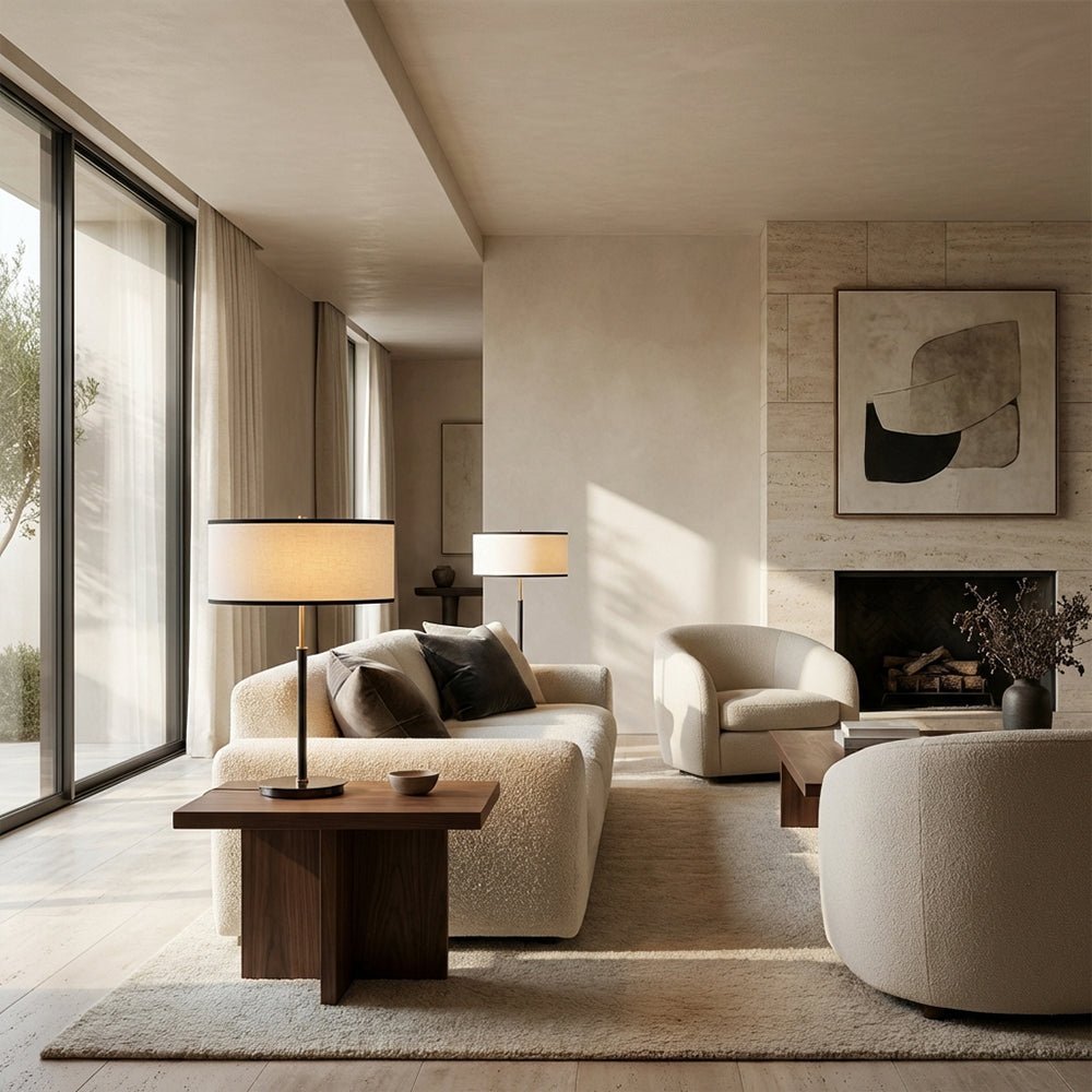 Daphna Single - Shade Table Lamp - Cyran Lamps