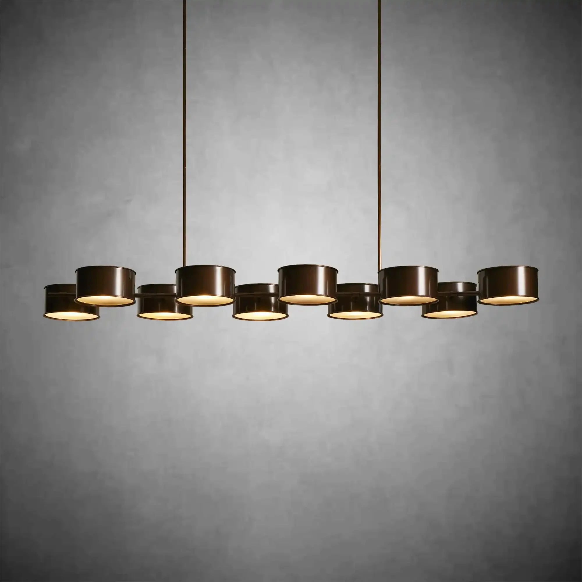 Daphne Metal Linear Chandelier - cyranlamps