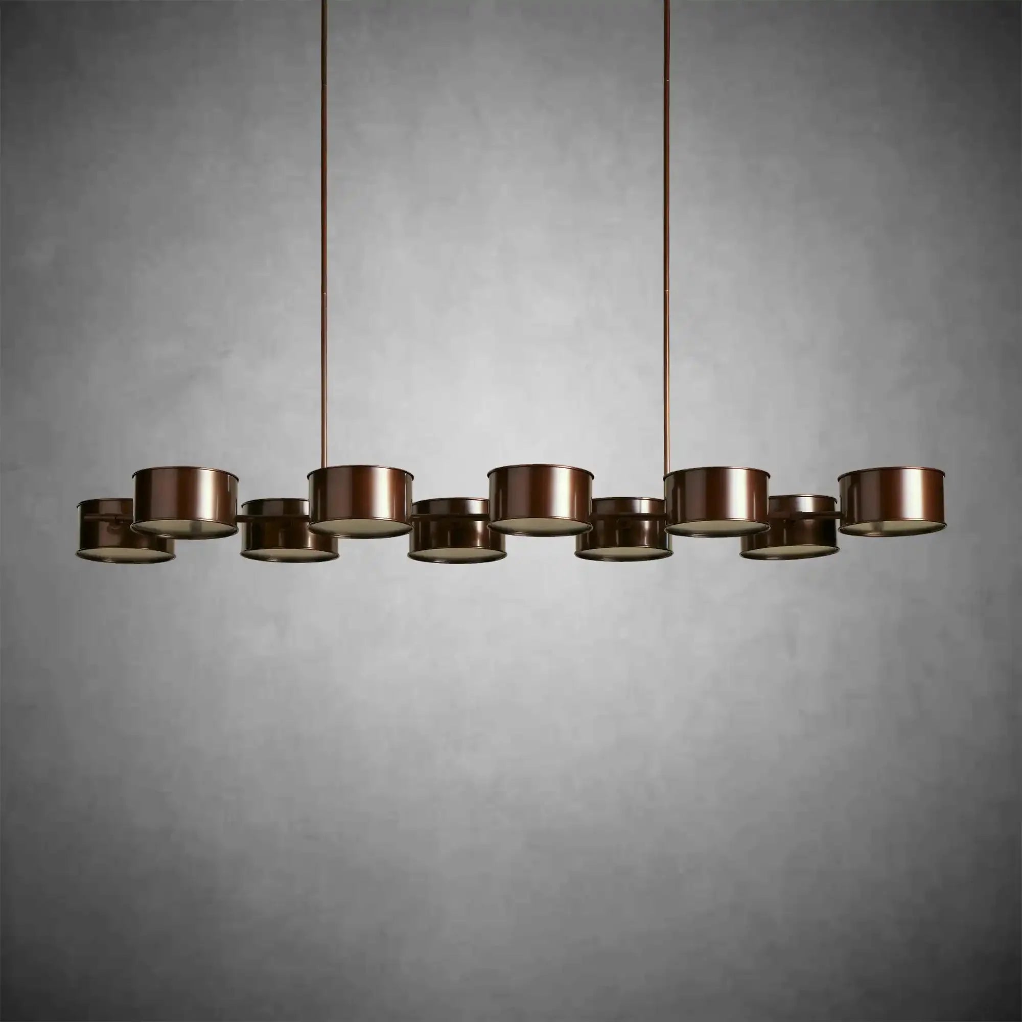 Daphne Metal Linear Chandelier - cyranlamps