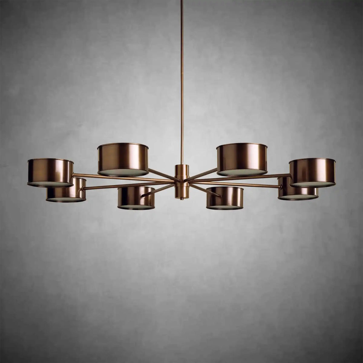 Daphne Metal Round Chandelier - cyranlamps