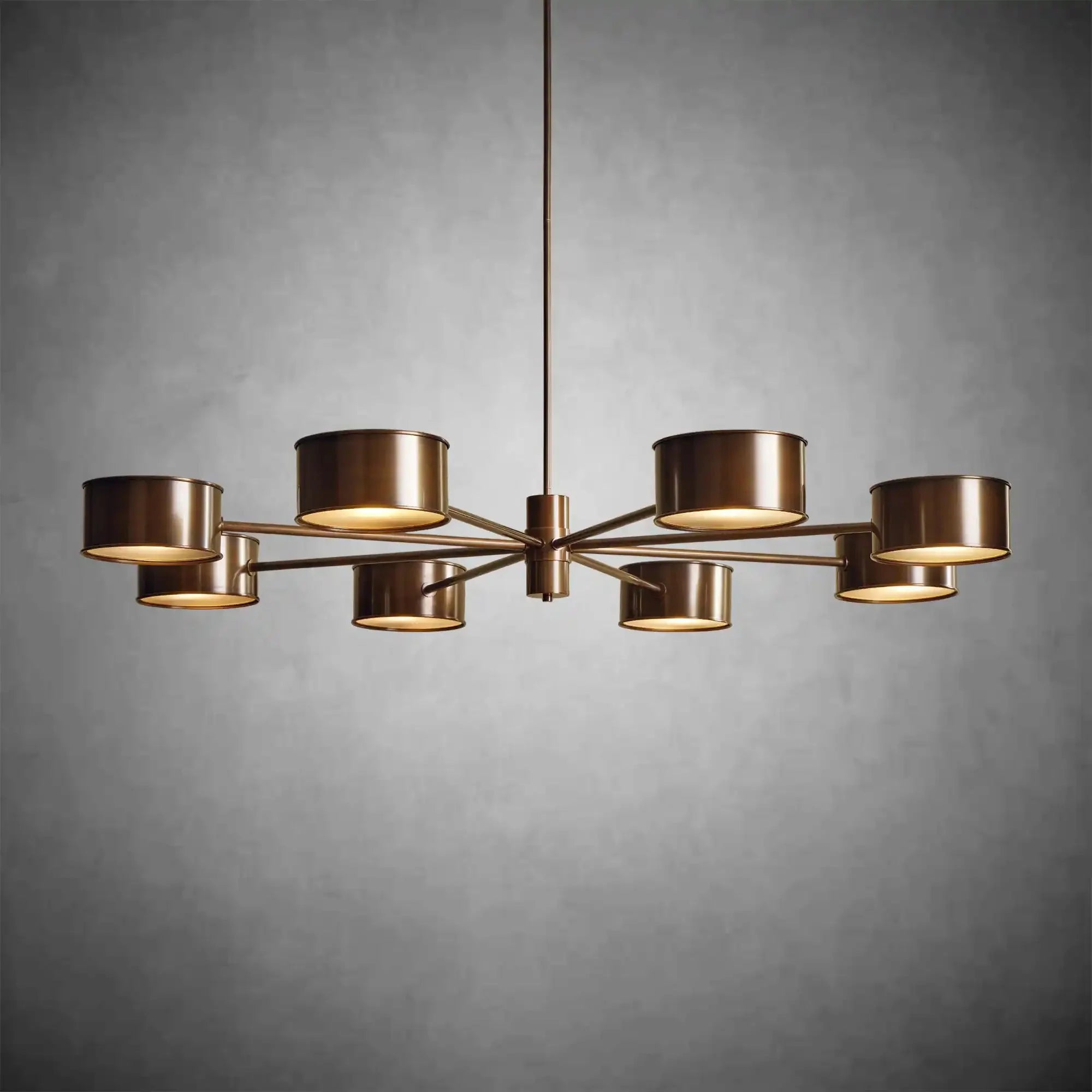 Daphne Metal Round Chandelier - cyranlamps