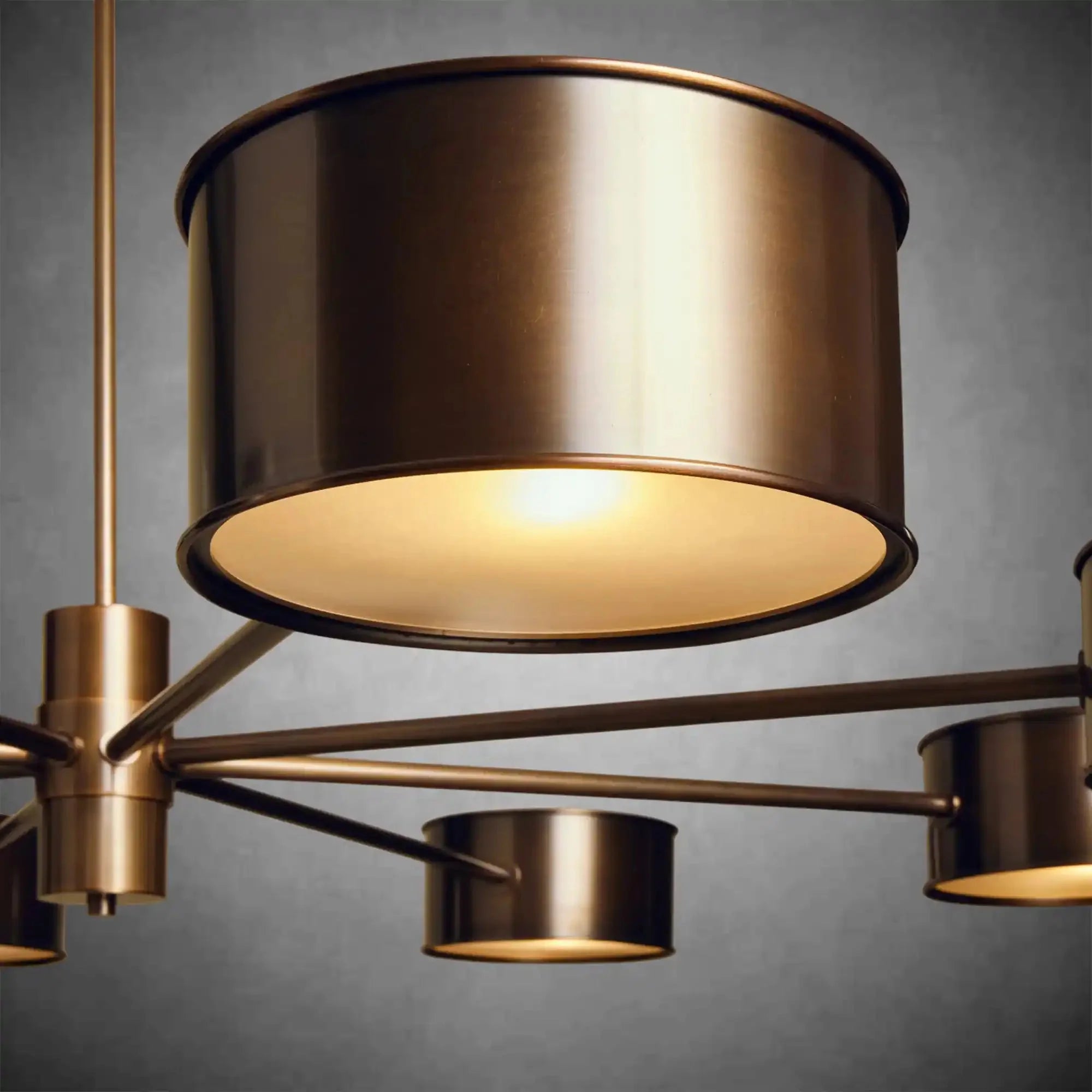 Daphne Metal Round Chandelier - cyranlamps