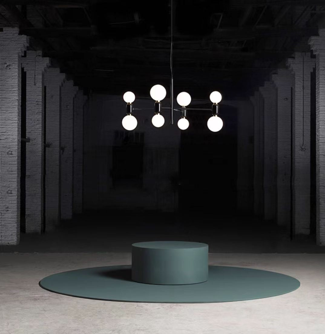 Designer Model Minimalist Multi - bulb Combination Chandelier for Living/Dining Room - cyranlamps