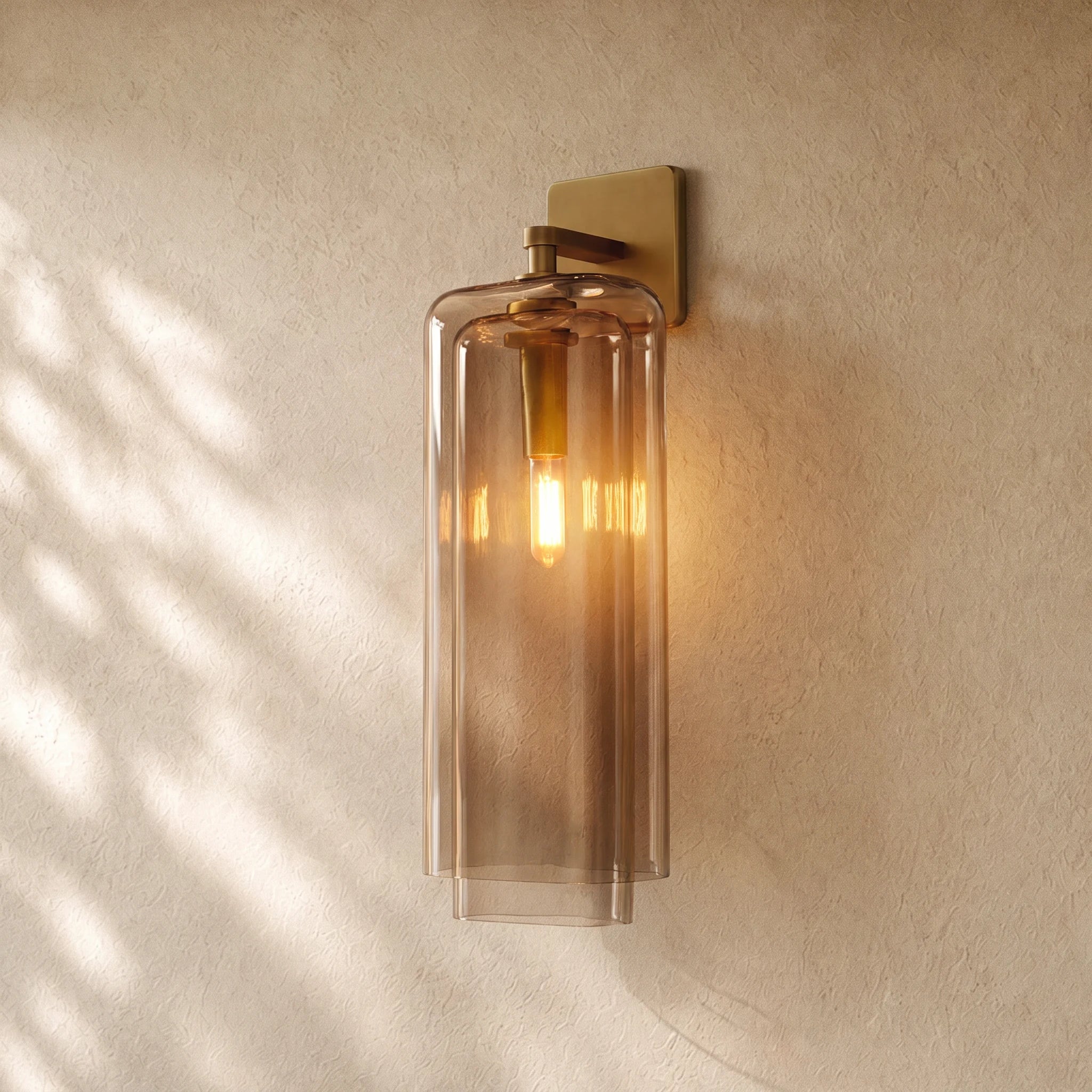 Lacourt Amber Glass Sconce