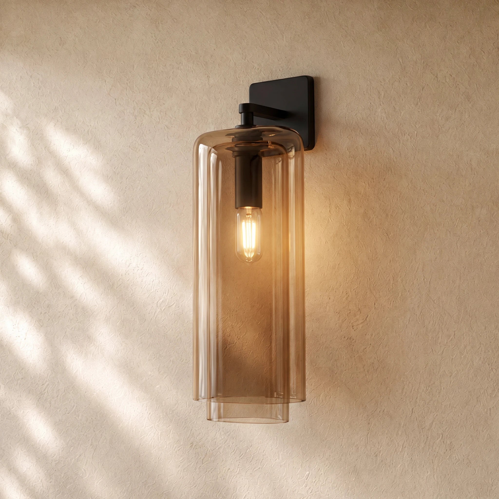 Lacourt Amber Glass Sconce