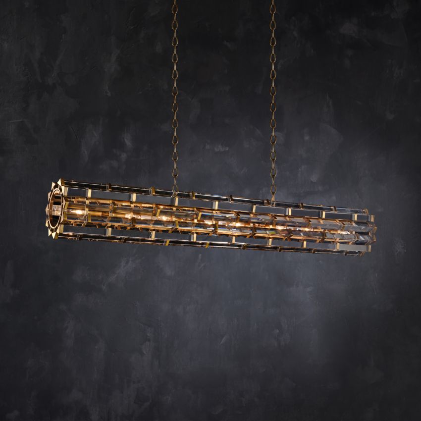 Dipa Cylinder Chandelier - Cyran Lamps