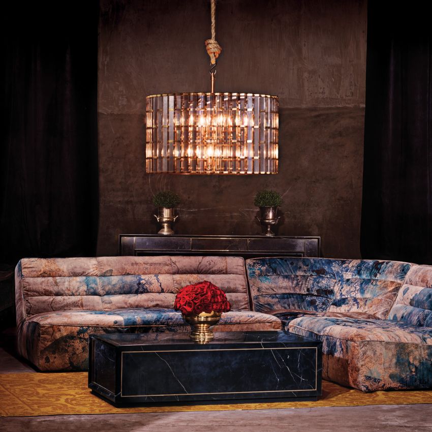 Dipa Round Chandelier - Cyran Lamps