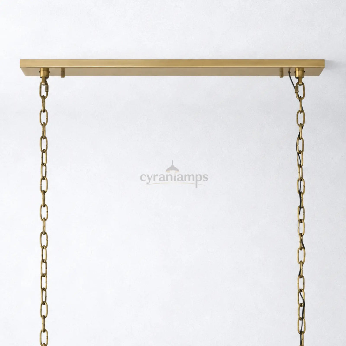 Ellington Alabaster Rectangular Chandelier 62’’ - Chandelier