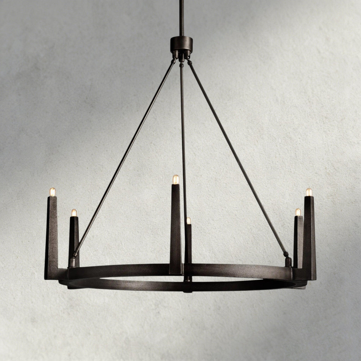 Emmet Round Chandelier 42", 54" - cyranlamps