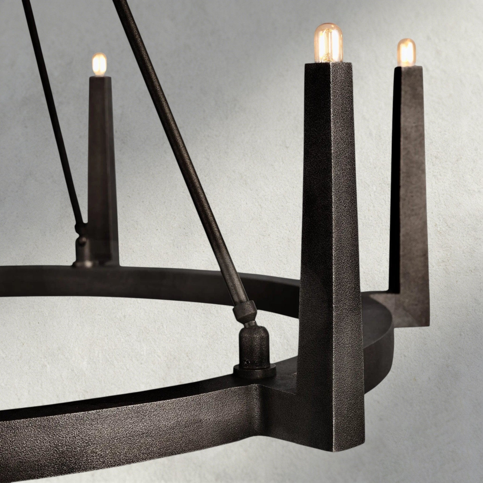 Emmet Round Chandelier 42", 54" - cyranlamps