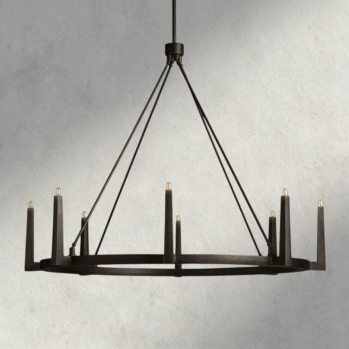 Emmet Round Chandelier 42", 54" - cyranlamps