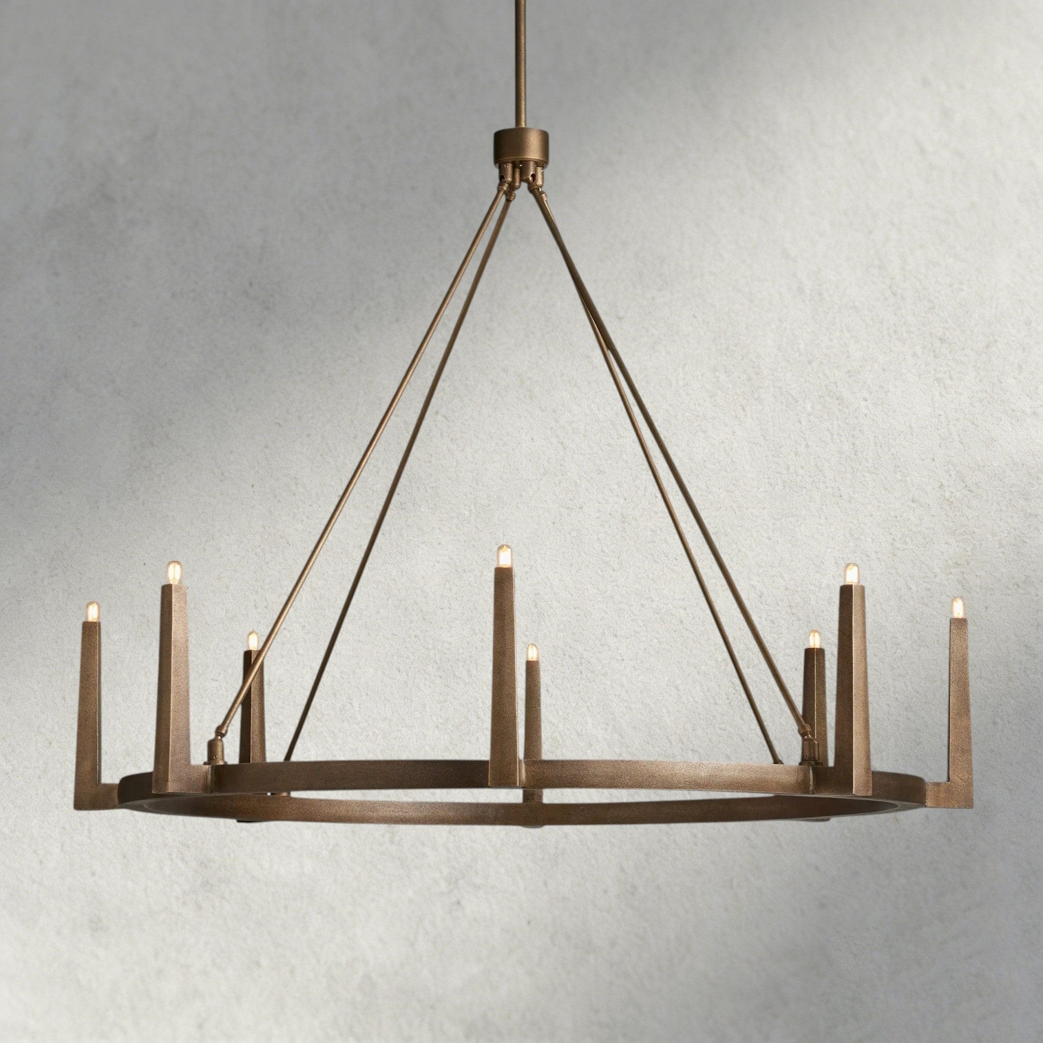 Emmet Round Chandelier 42", 54" - cyranlamps