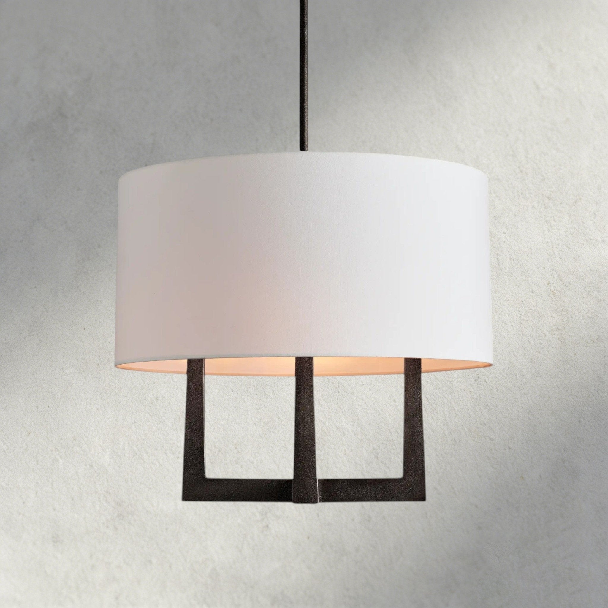 Emmet Shaded Chandelier - cyranlamps