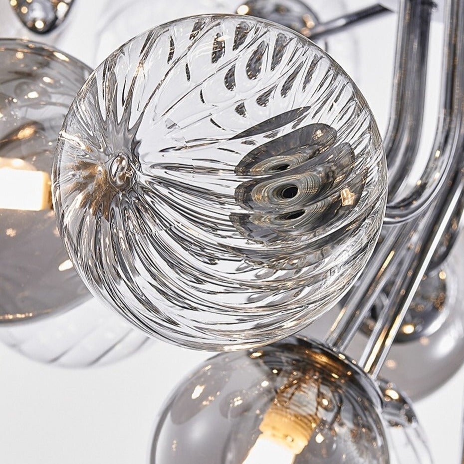 Emporio 18 - Light Glass Chandelier - cyranlamps
