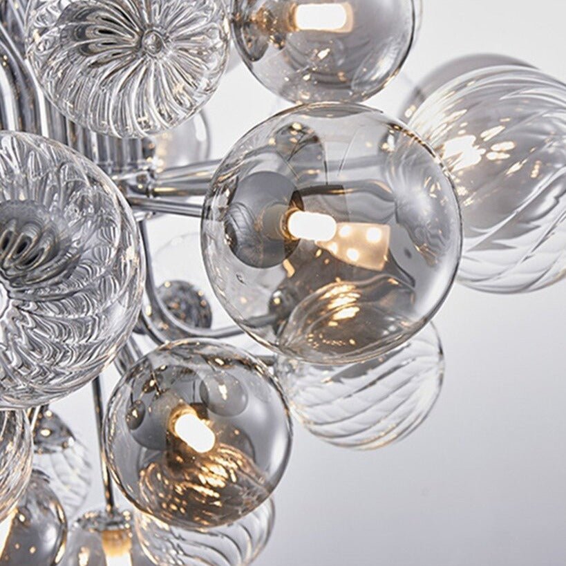 Emporio 18 - Light Glass Chandelier - cyranlamps