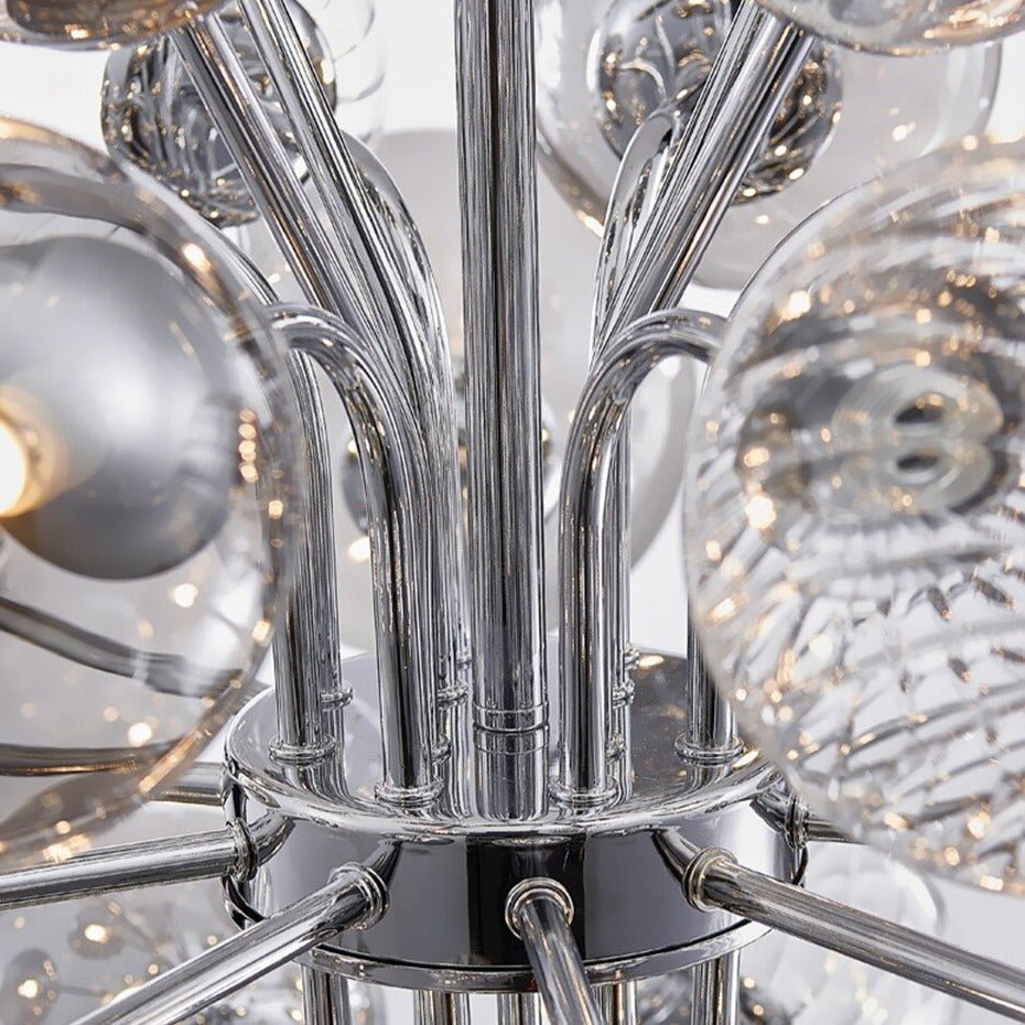 Emporio 18 - Light Glass Chandelier - cyranlamps