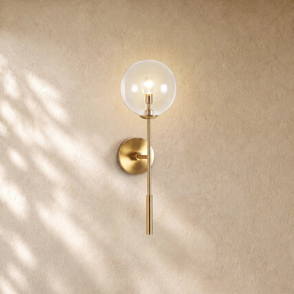 Apollos Glass Ball Wall Sconce