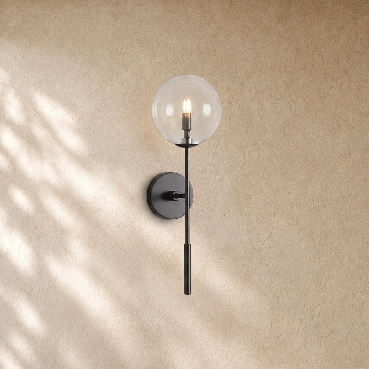Apollos Glass Ball Wall Sconce