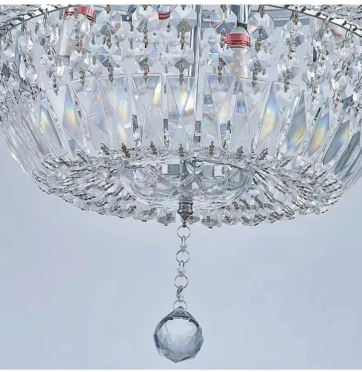 Extra Large Multi - layer Modern Light Luxury Crystal Chandelier for Living / Dining Room / Villa - cyranlamps