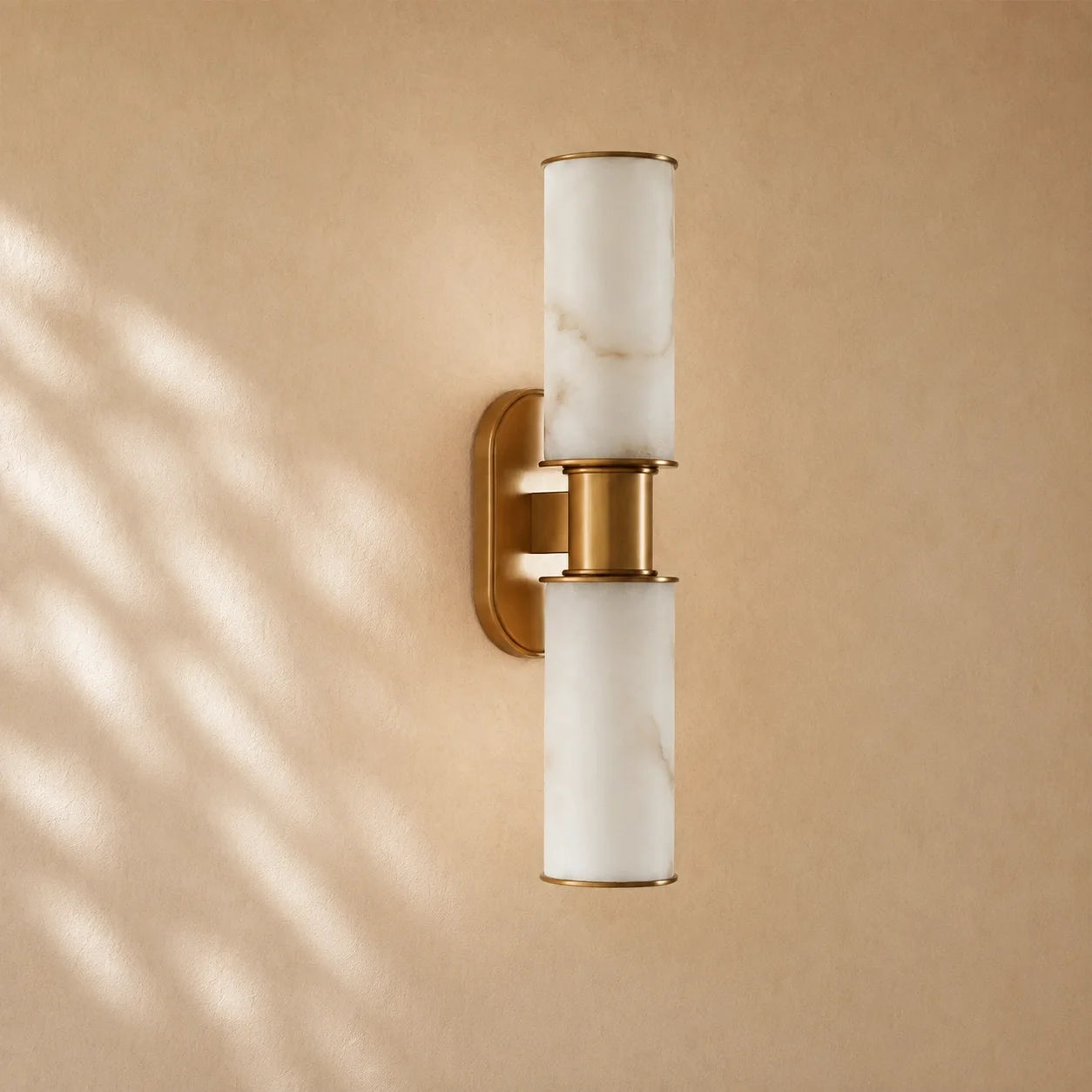 Harlin 2-Light Wall Sconce in Alabaster