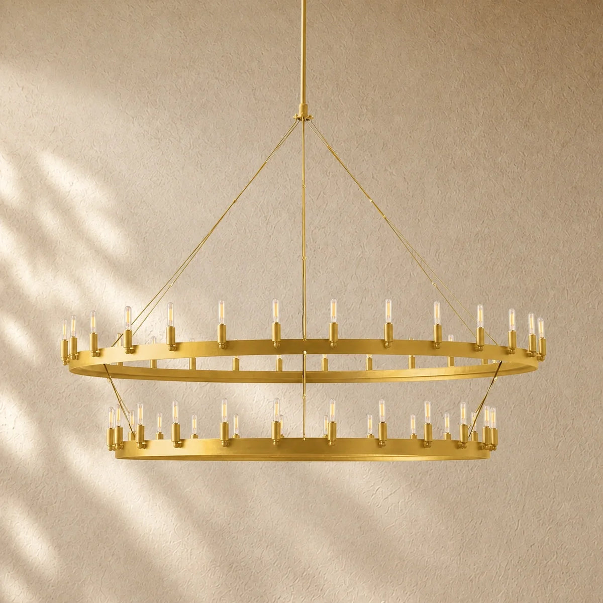 Caminon Vintage 2-Tier Round Chandelier