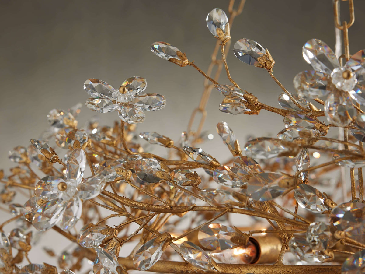 Fiore Crown Chandelier - Cyran Lamps