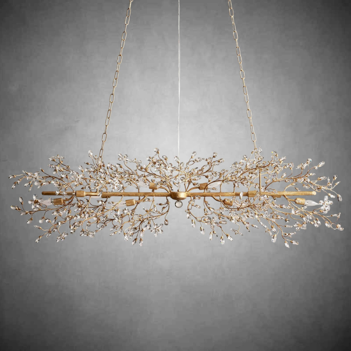 Fiore Linear Chandelier 43" 51" 68"W - cyranlamps