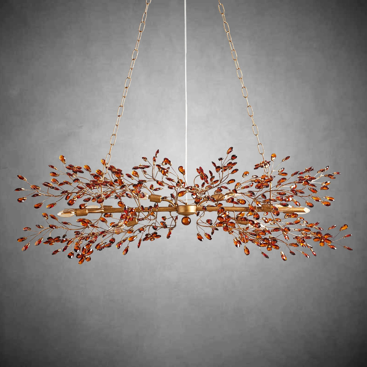 Fiore Linear Chandelier 43" 51" 68"W - cyranlamps