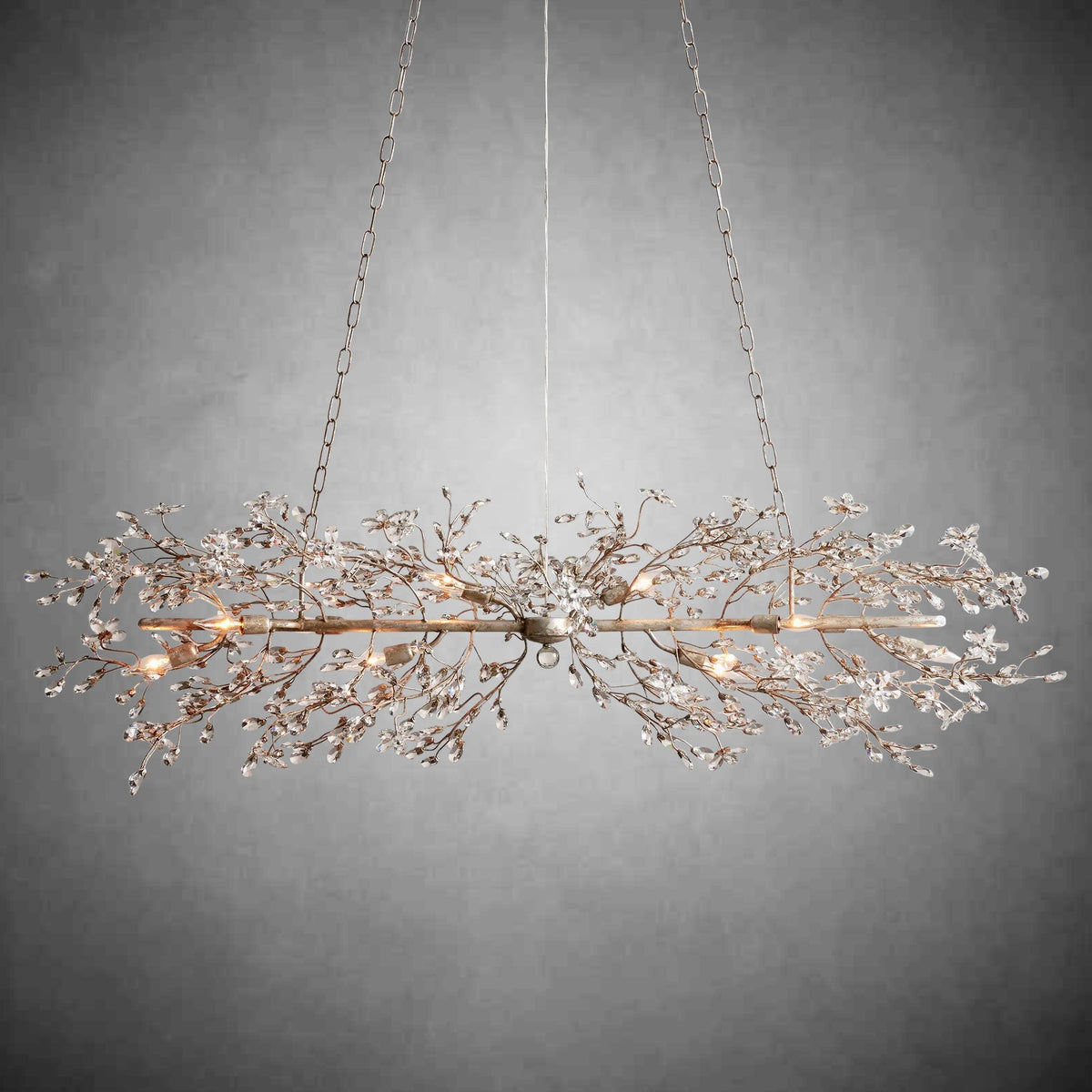 Fiore Linear Chandelier 43" 51" 68"W - cyranlamps