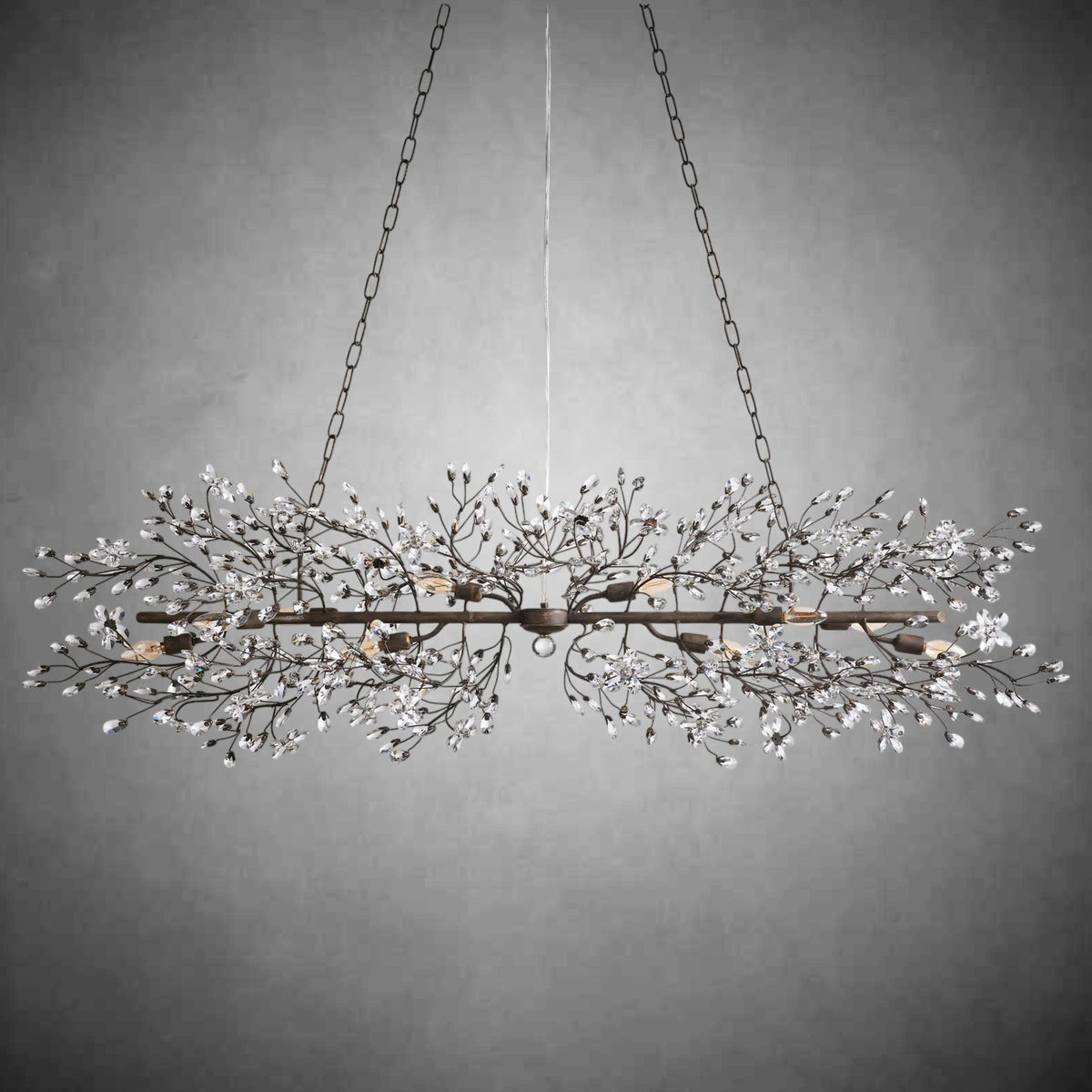 Fiore Linear Chandelier 43" 51" 68"W - cyranlighting