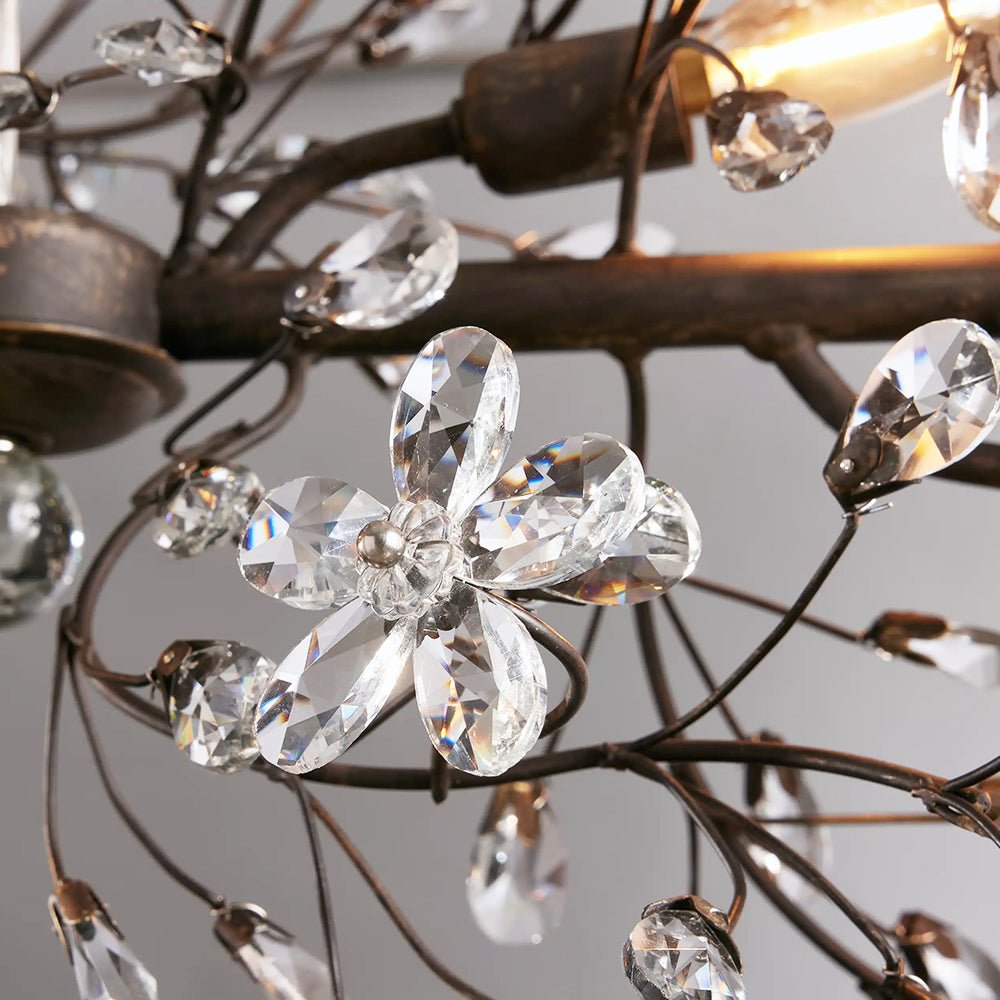 Fiore Linear Chandelier 43" 51" 68"W - cyranlamps