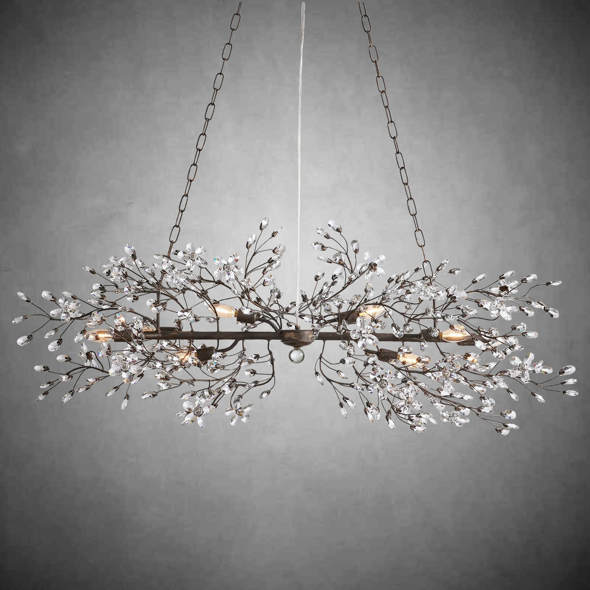 Fiore Linear Chandelier 43" 51" 68"W - cyranlighting