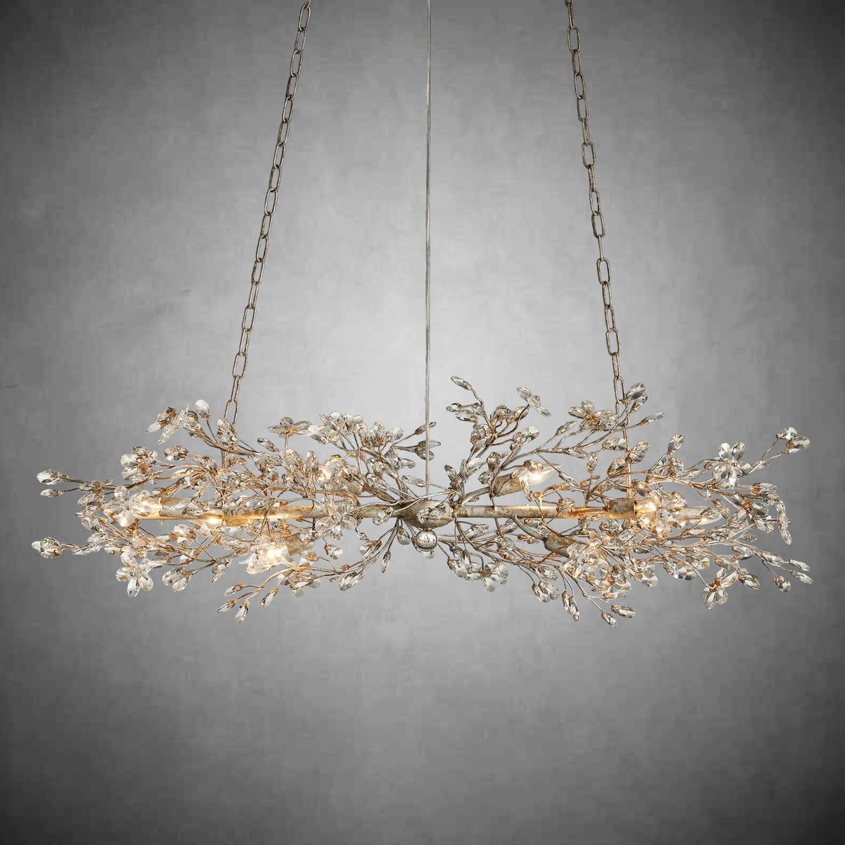 Fiore Linear Chandelier 43" 51" 68"W - cyranlamps