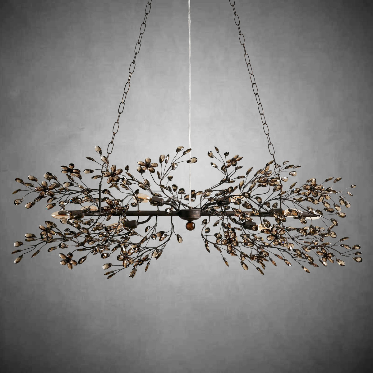 Fiore Linear Chandelier 43" 51" 68"W - cyranlamps