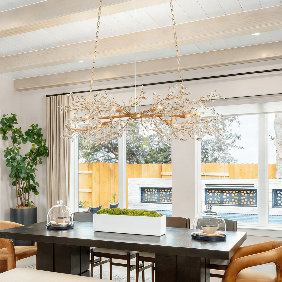 Fiore Linear Chandelier - Cyran Lamps