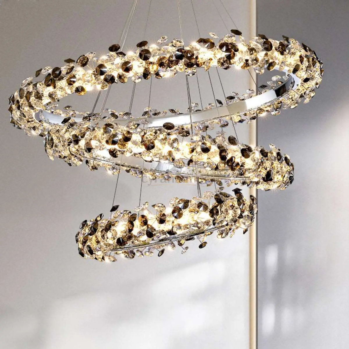 Gardo Crystal Modern Chandelier - cyranlighting
