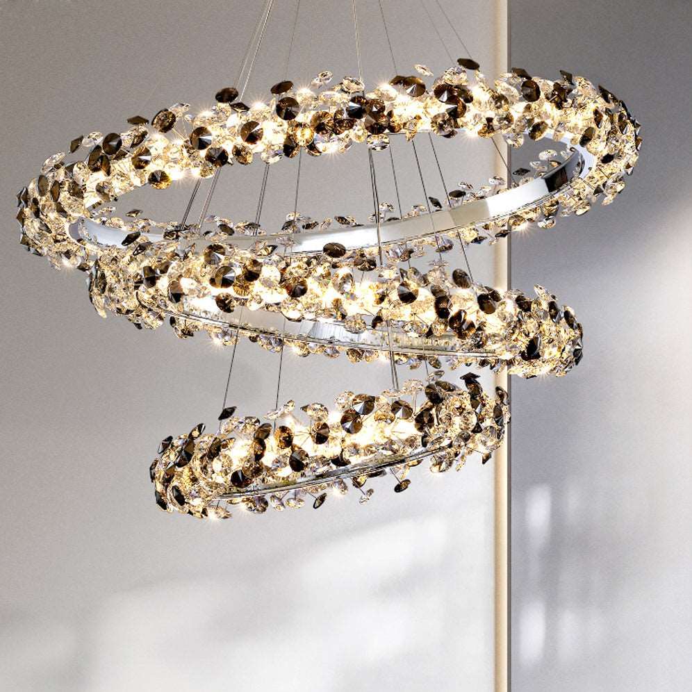 Gardo Crystal Modern Chandelier - cyranlamps