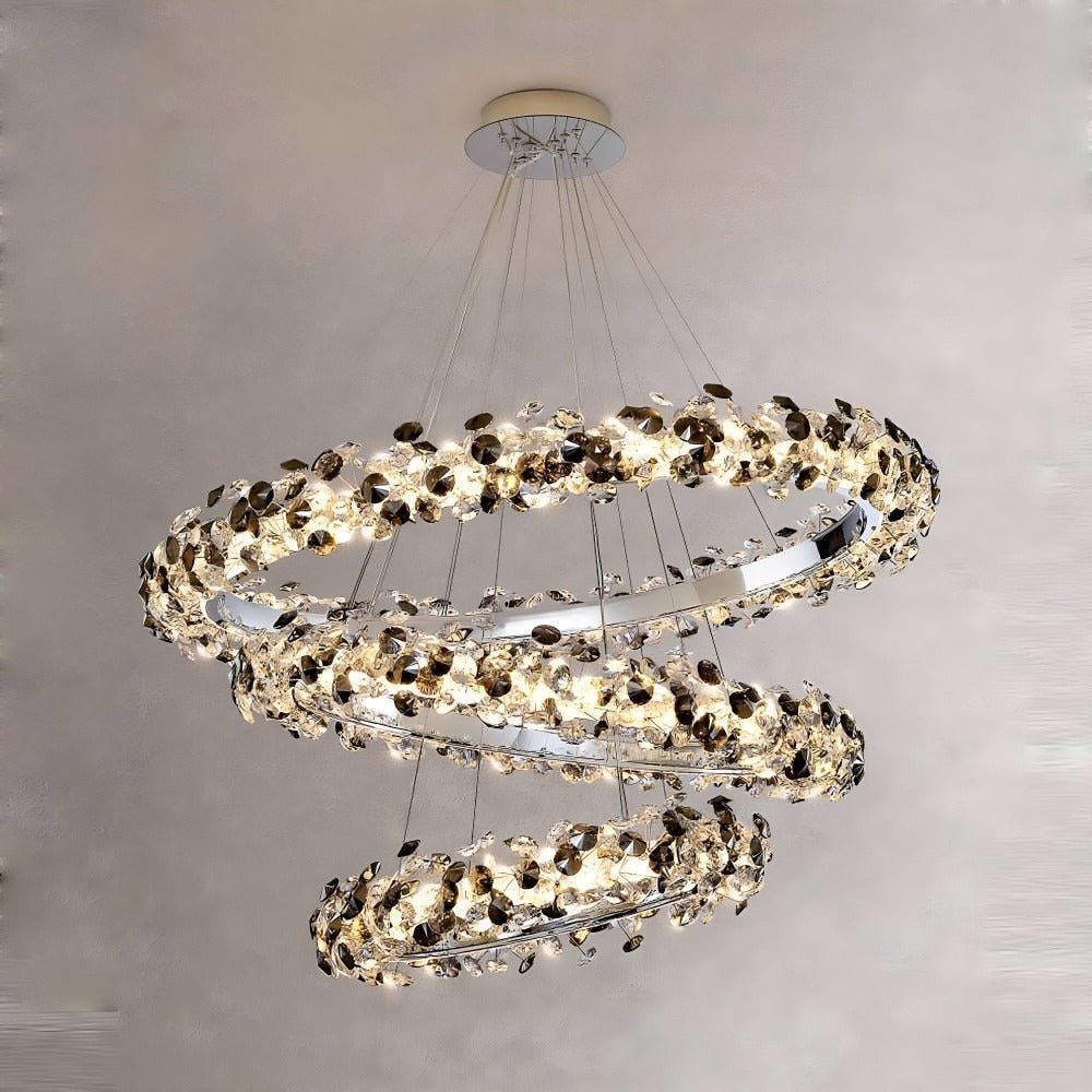 Gardo Crystal Modern Chandelier - cyranlamps