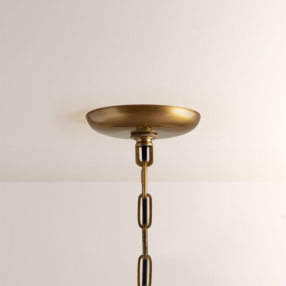 Ghiaccia Glass Round Chandelier - Cyran Lamps
