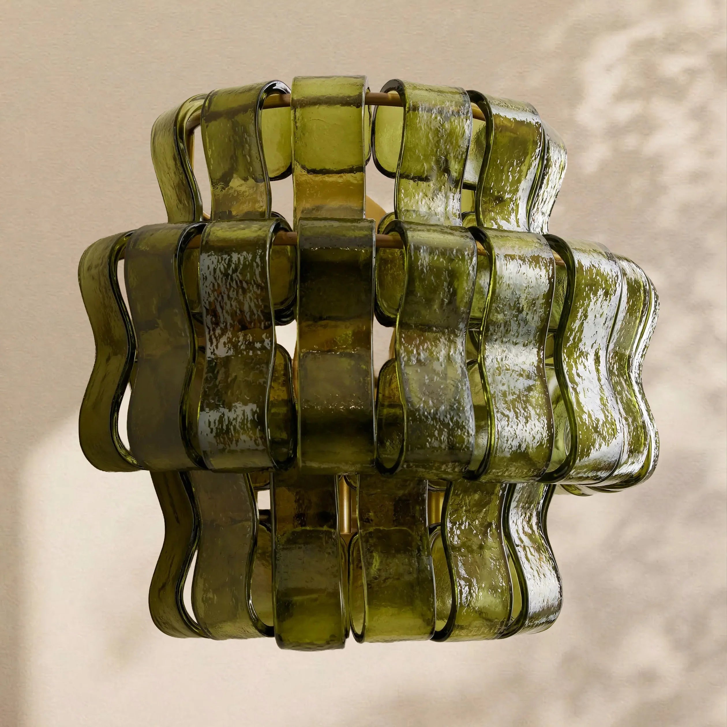 Ghiaccio Glass Wall Sconce 12" - Cyran Lamps