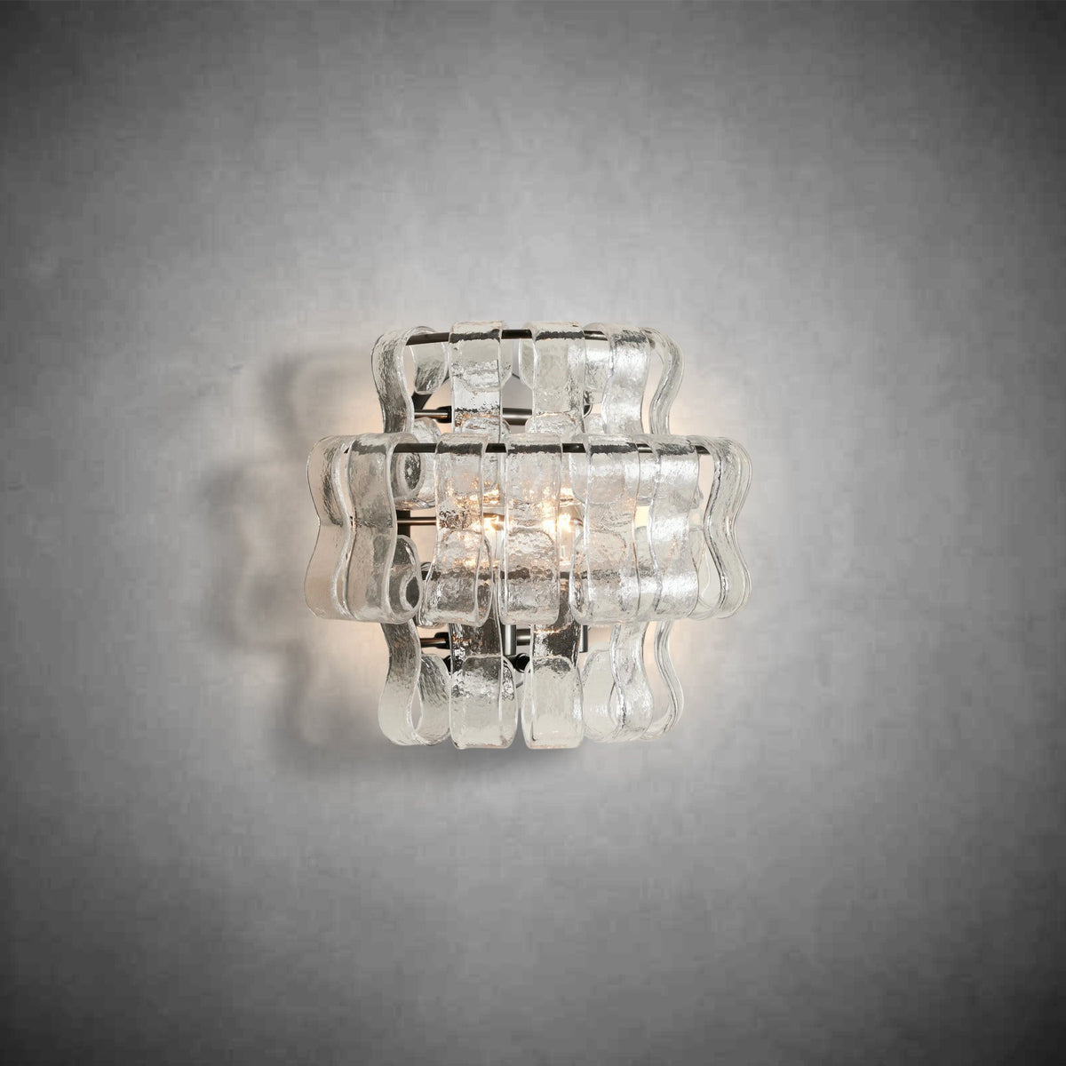 Ghiaccio Glass Wall Sconce - cyranlamps