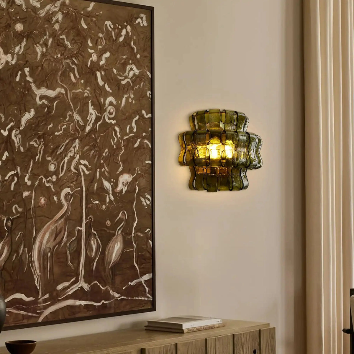 Ghiaccio Glass Wall Sconce - cyranlamps
