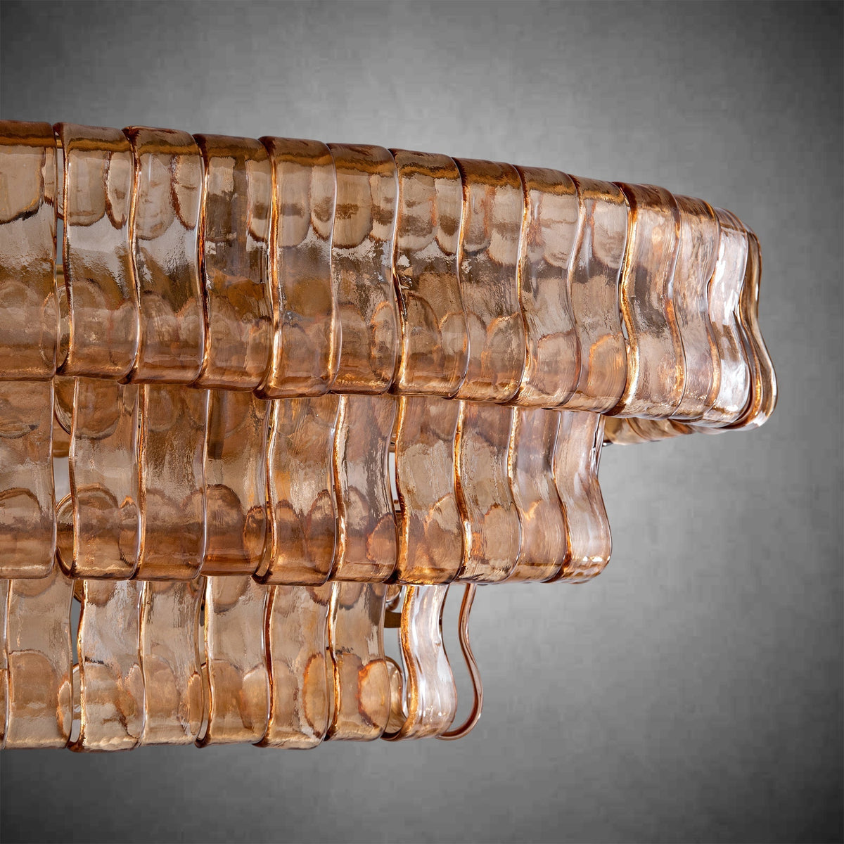 Ghiaccio Oval Chandelier 54"W/65"W - Merlinlamps