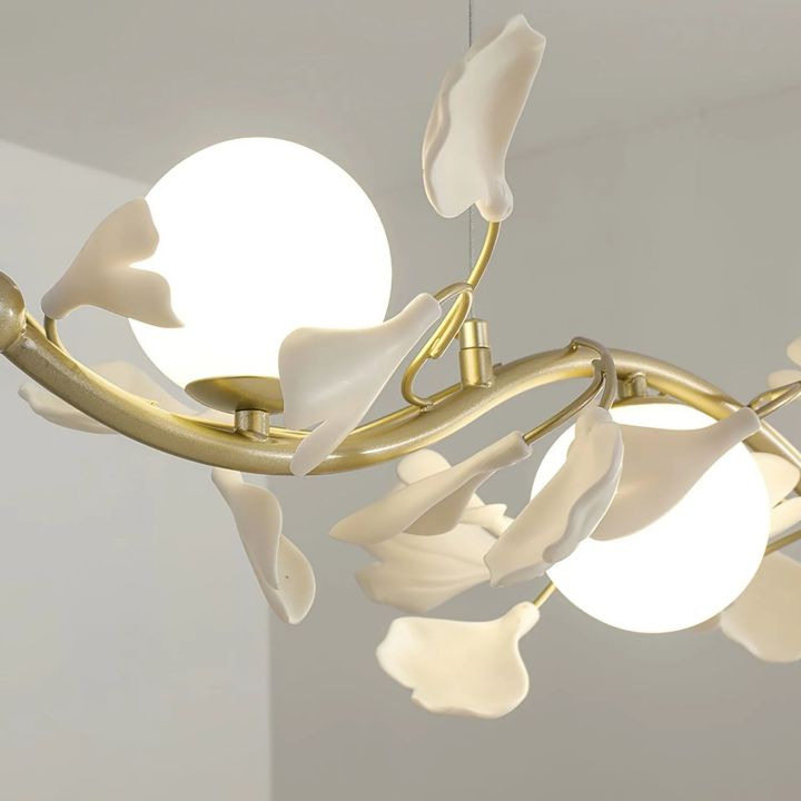 Gingko Glass Chandelier - cyranlighting