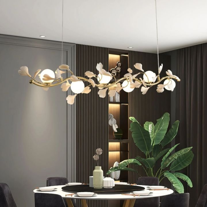 Gingko Glass Chandelier - cyranlighting