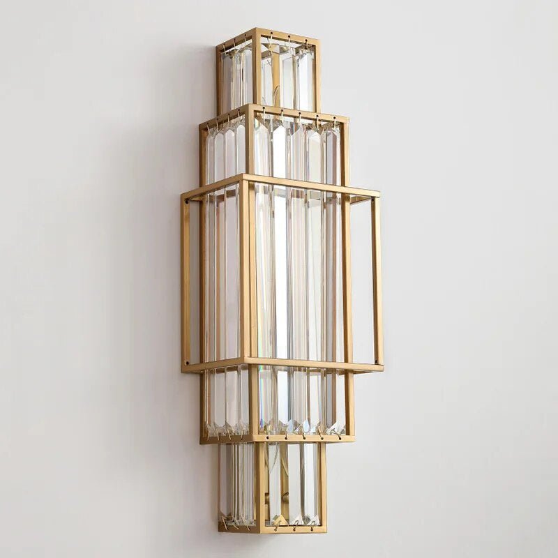 Gio Crystal Wall Sconce - cyranlamps