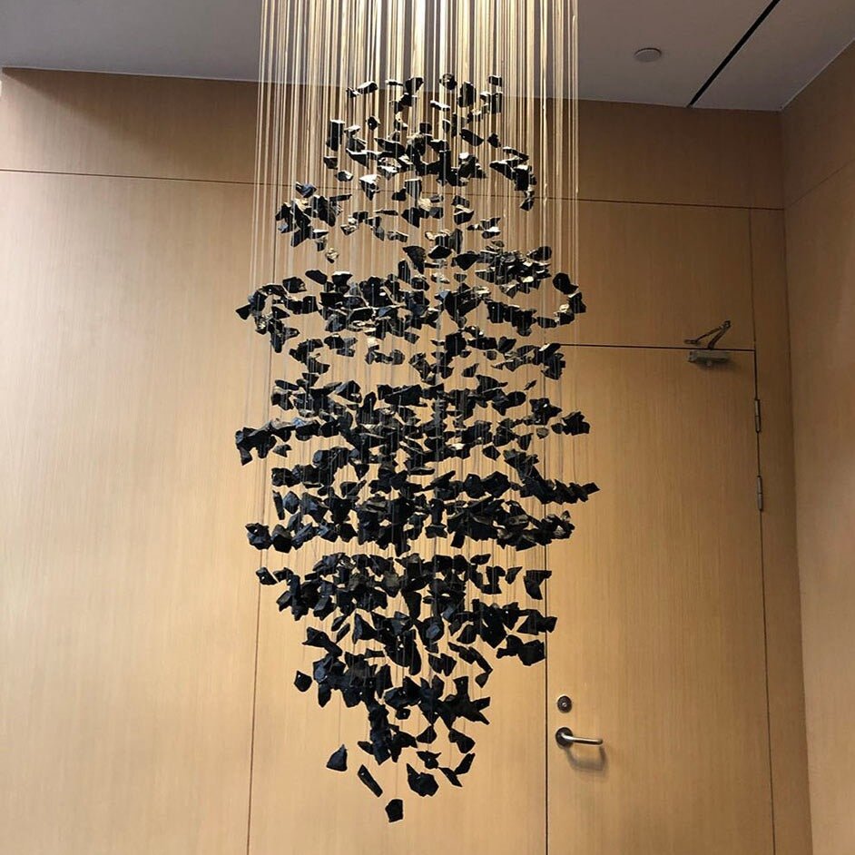 Giore Stone Pendant Chandelier - cyranlamps