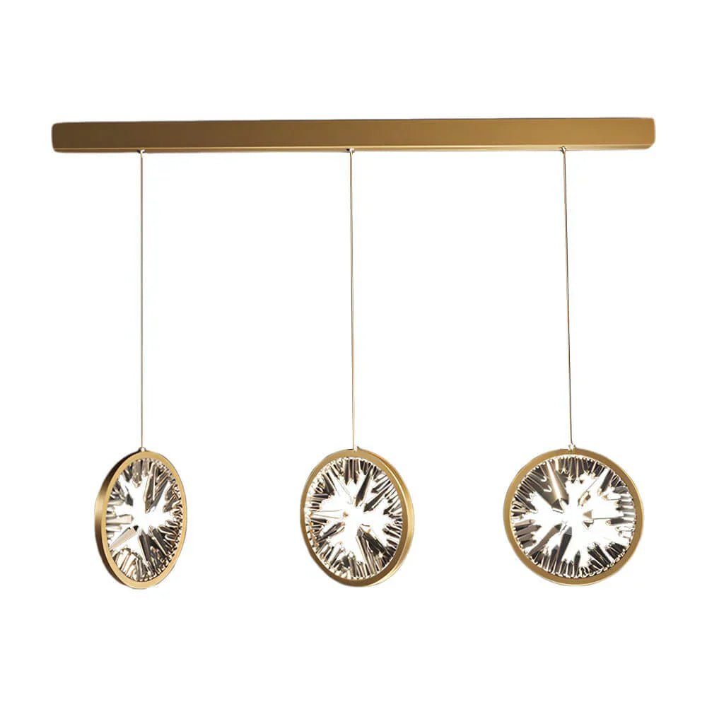 Gold Crystal Staircase Chandelier - Cyran Lamps